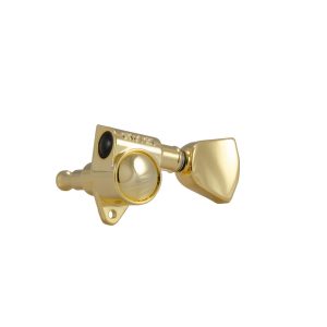 GROVER ORIG. ROTOMATICS &reg; GOLD W/   METAL KEYSTONE BUTTONS SET 6 3+3