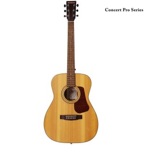 Berkeley Guitars Acoustic Guitar Concert Pro Natural Satin
