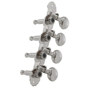 GROVER STA-TITE&trade; MANDOLIN CHROME SET 8 4 + 4 ON PLATE