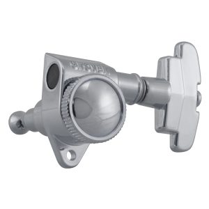 GROVER ROTO-GRIP LOCKING ROTOMATICS &reg; CHROME SET 6  3 + 3 W/   3 - STEP BUTTON