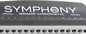 SEYDEL SYMPHONY GRAND CHROMATIC HARMONICA, ACRYLIC, 16-HOLE
