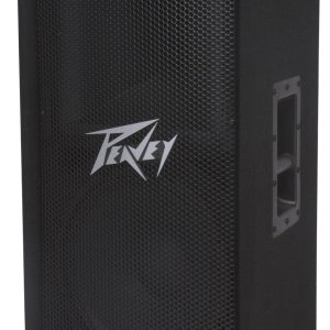 Peavey PV 112   Enclosure    2-way speaker system based on a 12" heavy duty woofer and a RX 14 titanium diaphragm dynamic compression driver (570800)
