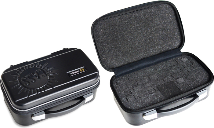 SEYDEL BLUES HARMONICA CASE, SOLID & LIGHTWEIGHT, ROOM FOR 30