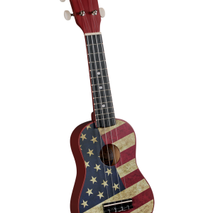 Diamond Head DU-131 Vintage Series Soprano Ukulele - American Flag