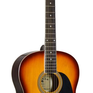 INDIANA DAKOTA GUITAR, TOBACCO BURST GLOSS FINISH