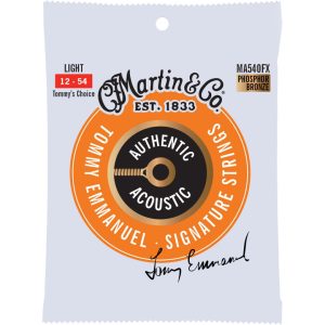 Martin MA540FX Authentic Acoustic Flexible Core Phosphor Bronze Light Guitar Strings