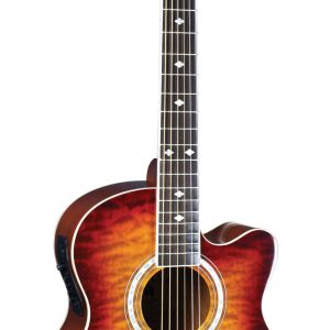 INDIANA MADISON ELITE GUITAR, QUILT TOBACCO
