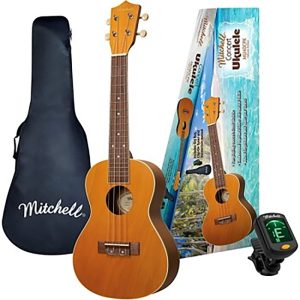 Mitchell MU40C Concert Ukulele Pack - Natural
