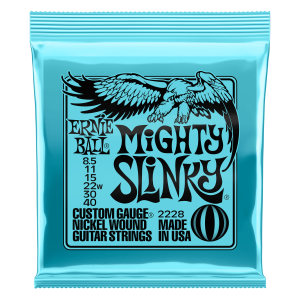Mighty Slinky Nickel Wound Electric Guitar Strings 8.5 - 40 Gauge