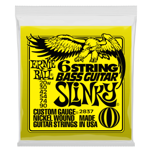 Slinky 6-String w/ small ball end 29 5/8 scale Bass Guitar Strings – 20-90 Gauge