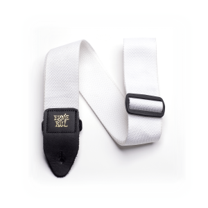 White Polypro Guitar Strap