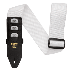 Ernie Ball White Pickholder Strap