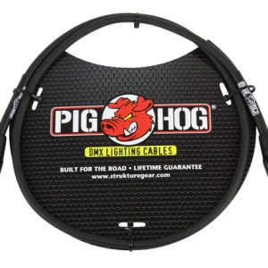 Pig Hog DMX 3 pin lighting Cable, 3ft