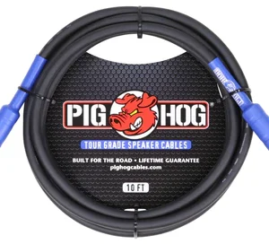 Pig Hog Speaker Cable, 10ft (14 gauge wire)