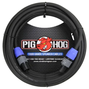 Pig Hog 50ft Speaker Cable, SPKON to SPKON (14 gauge wire)