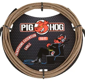 10ft Headphone Extension Cable, 3.5mm, “Tuscan Brown”