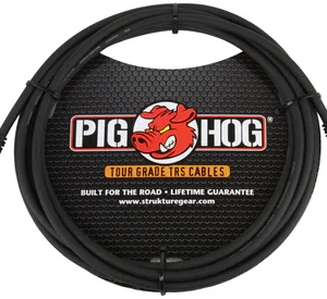 Pig Hog Cable - 1/4" TRS, 15 ft