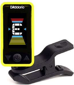D'ADDARIO ECLIPSE TUNER - YELLOW