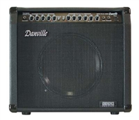 Danville 80 Watts Guitar Amplifier:   80 Watts, 12'' Speaker, 2 Channel, Volume, Gain, Voice, low/high Tone on Ch. 1, Volume, Gain, Bass, Mid & Treble on Ch. 2, Spring Reverb, Foot Switch, Overdrive with Gain, Line-out with External Speaker & Effects I/O Loop Jacks. TEC-80G-1